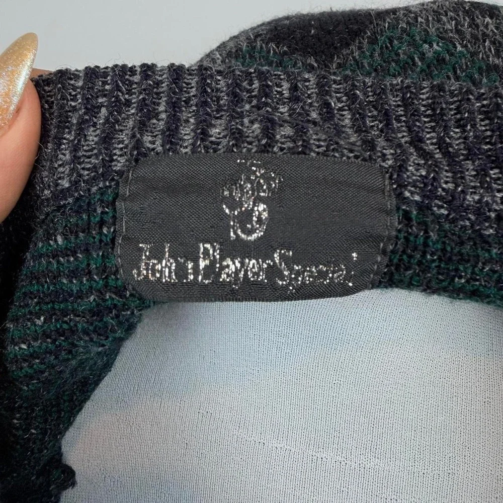 John Player Special Vintage Geometric Sweater L